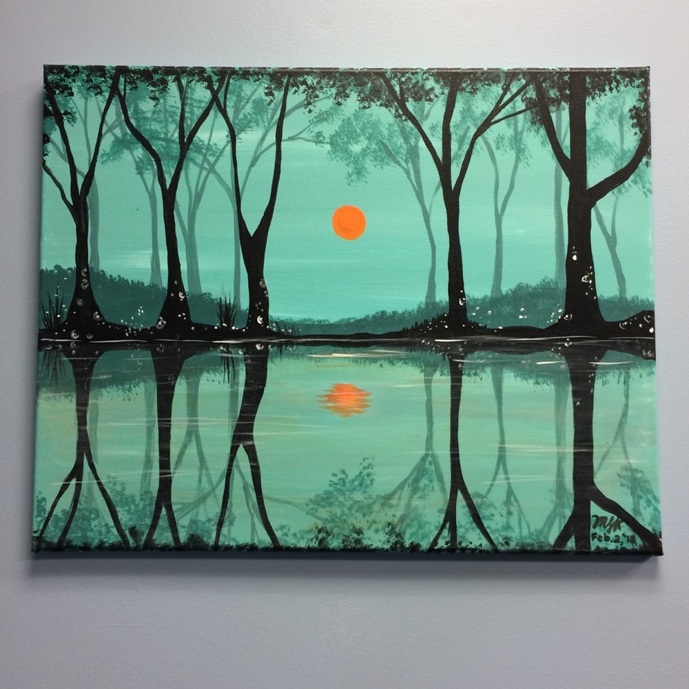 Acrylic painting. 12x15. $85